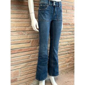 Flared Boot Cut Retro Style Jeans